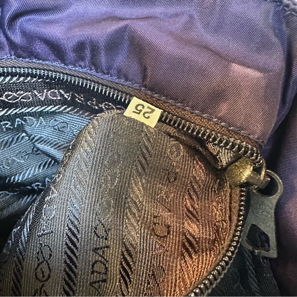 Prada Nylon Navy Blue Bucket Bag - Picture 10 of 16